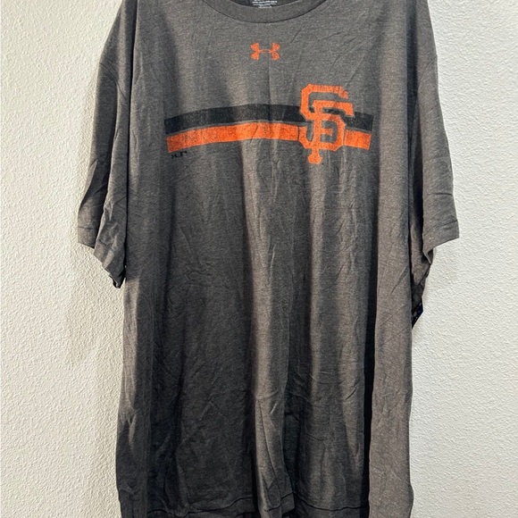 San Francisco Giants Under Armour Stripe Logo Tri-Blend T-Shirt 5XL NWT - Picture 2 of 9